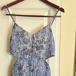 royal blue strapless mini dress Annabella Strapless Tied Back Frill Hem Mini Dress Royal Blue